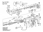 Bosch 0 601 126 003  Drill 220 V / Eu Spare Parts
